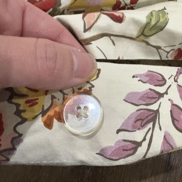 Pottery Barn Cream Spring Green Leaf Bird King Duvet - Picture 5 of 10